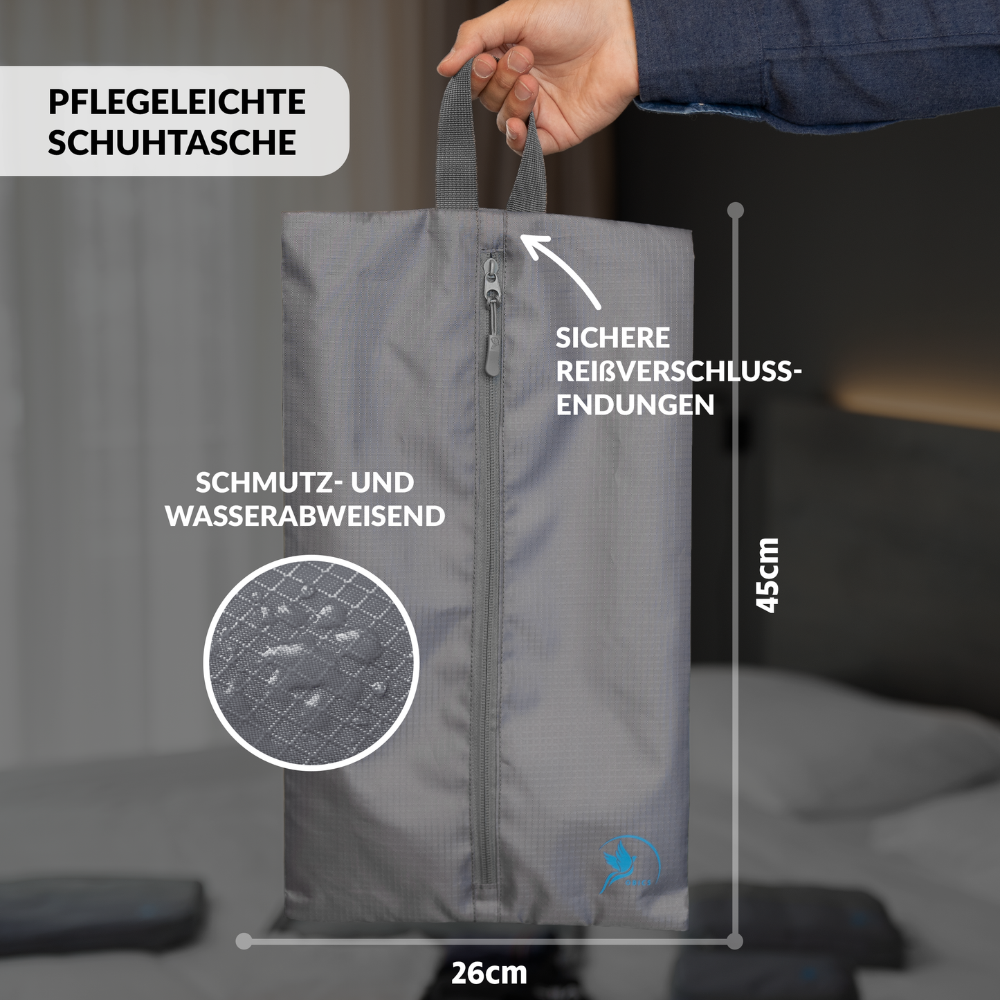 Komprimierbare Packtaschen 5er Set