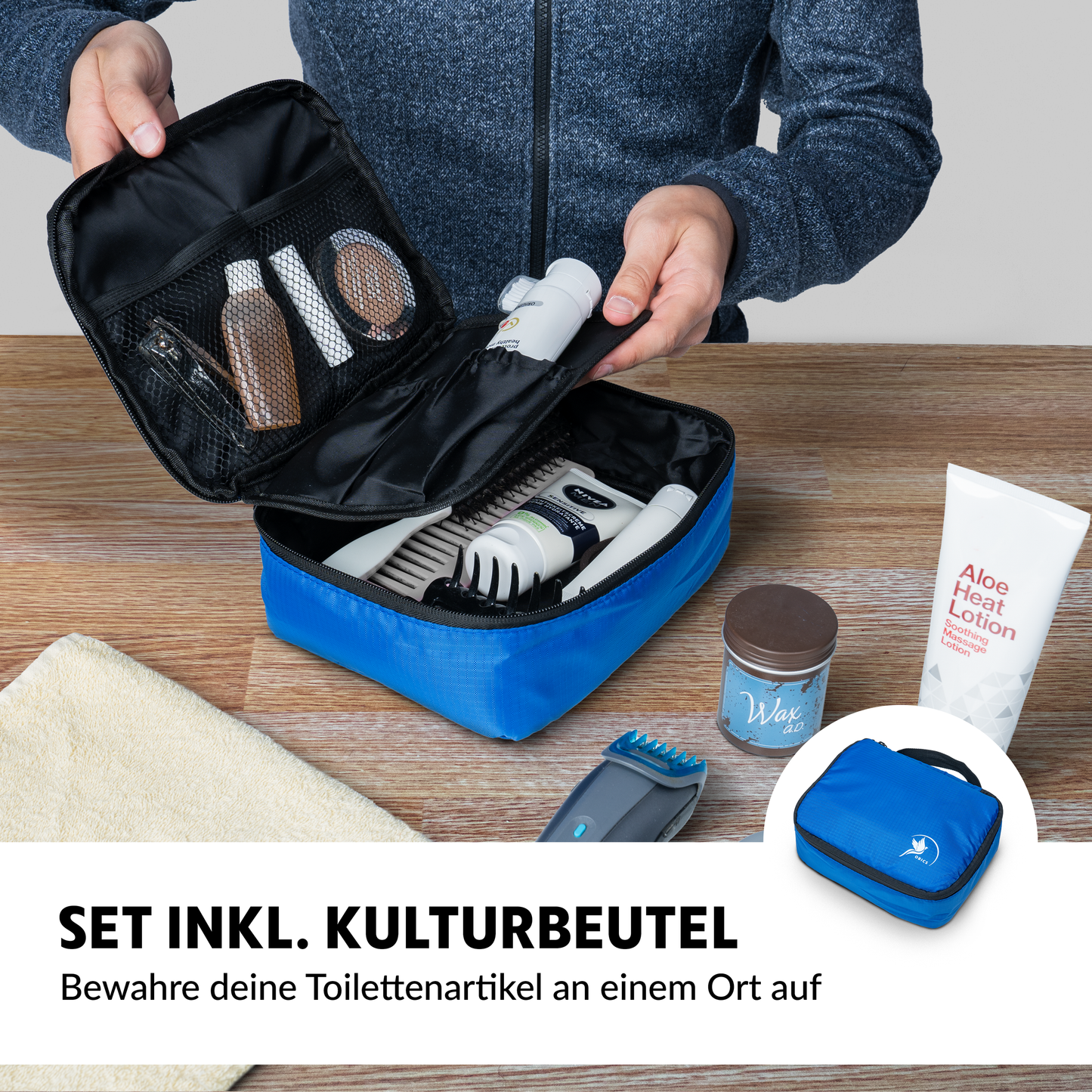 Komprimierbare Packtaschen 5er Set