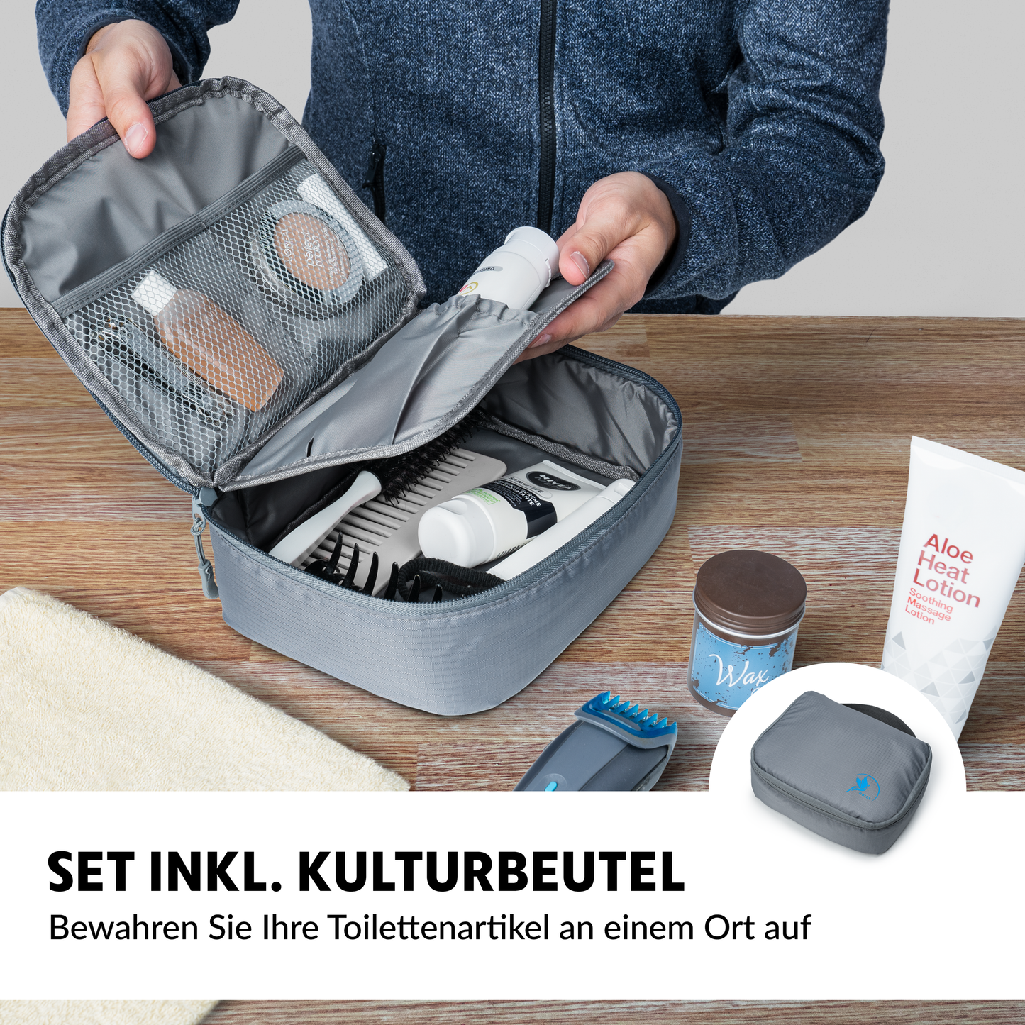 Komprimierbare Packtaschen 5er Set