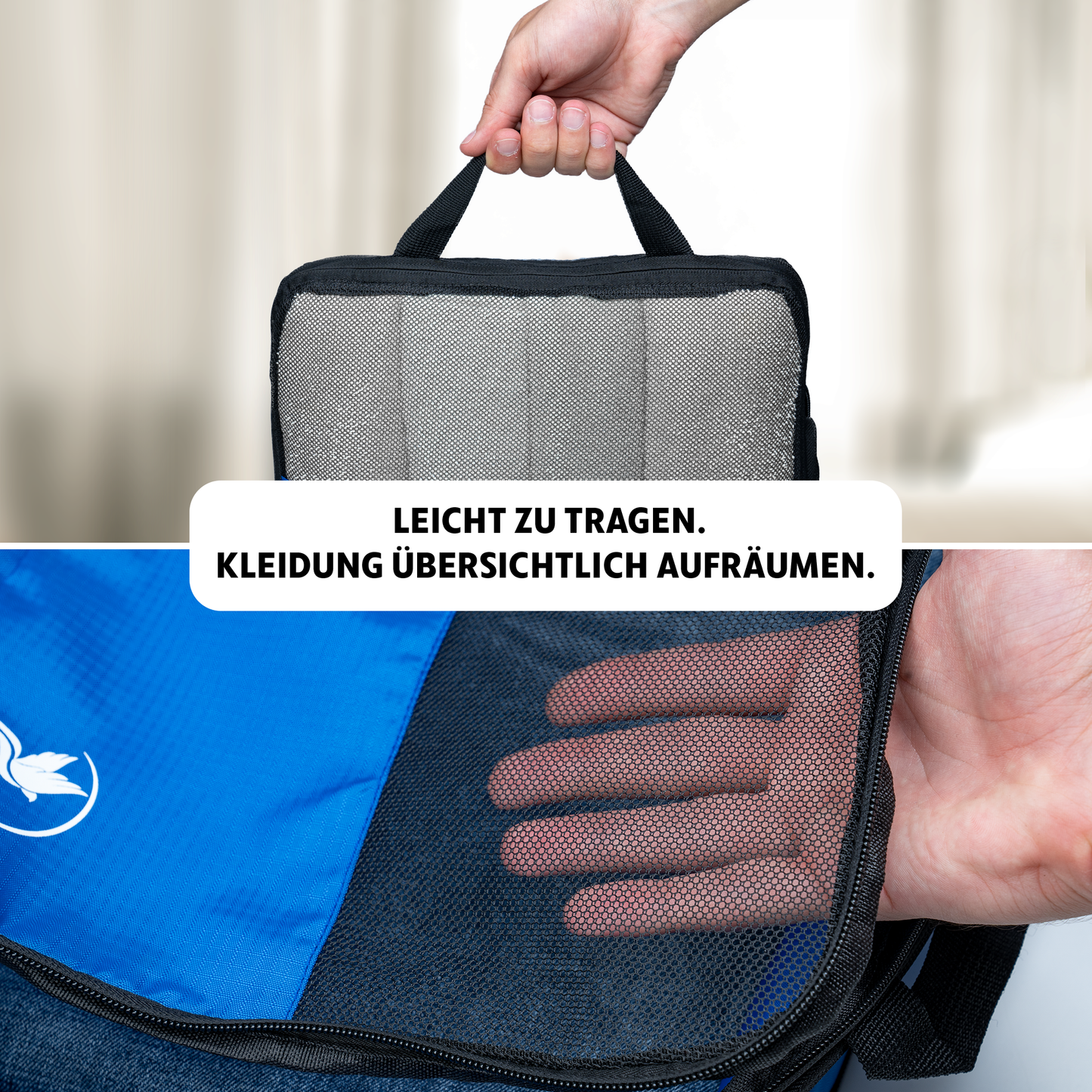 Komprimierbare Packtaschen 5er Set