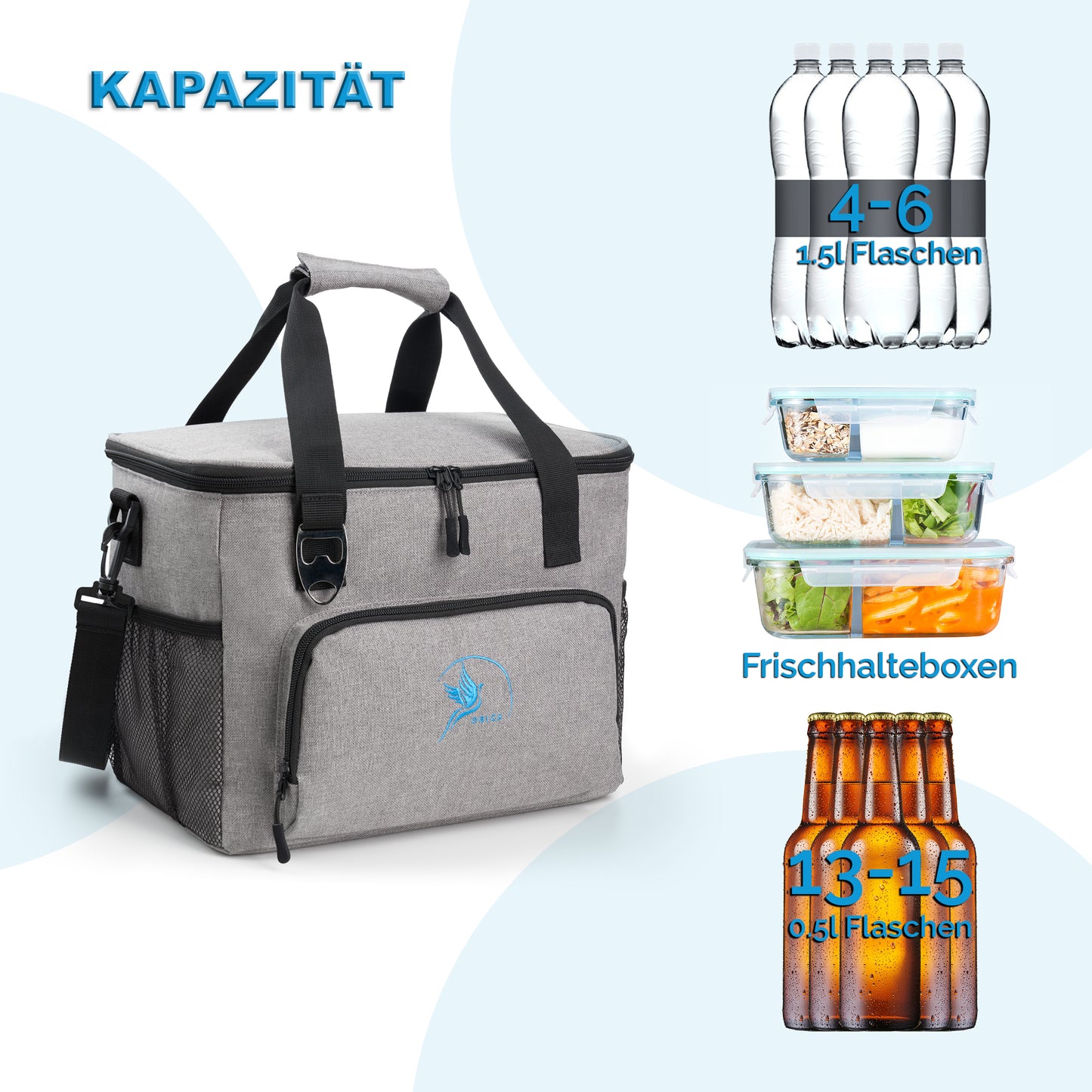 Kühltasche 20L inkl. 1 Kühlakku